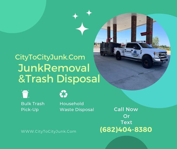 Junk Removal, Garbage Removal, Junk Disposal City to City Junk
